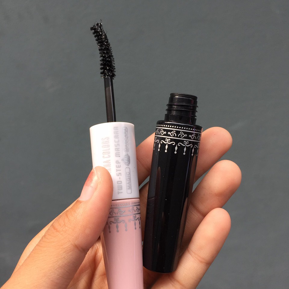 Mascara Sivanna Colors Two-Step 2 đầu chải mi trên và mi dưới Waterproof Lash Volume HF891 - Thái Lan