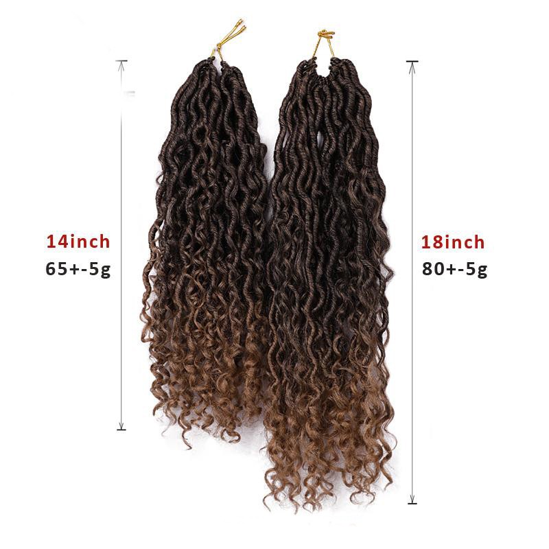 Synthetic Hair Soft Braiding Hair Hair Extension Rock Cosplay Wig Reggae Braiding Fashion Dreadlocks Handmade Crochet Twist