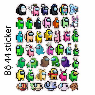 Sticker / Hình dán Game Among Us- (nhiều mẫu Random)