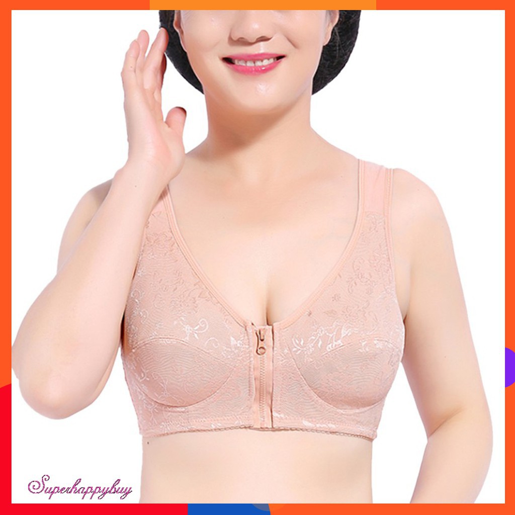 Áo ngực dây kéo trước có size lớn