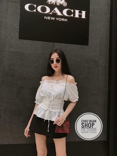 Áo Bo Eo Bệt Vai