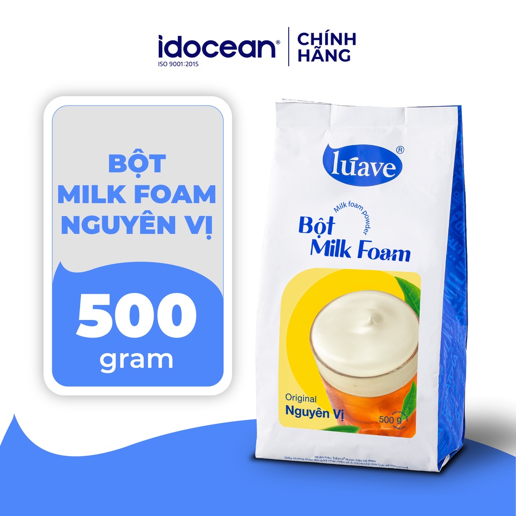 Bột Milk Foam Nguyên Vị LÚAVE 0.5kg