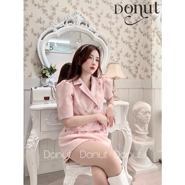 Bộ Tiny hồng thiết kế tiểu thư