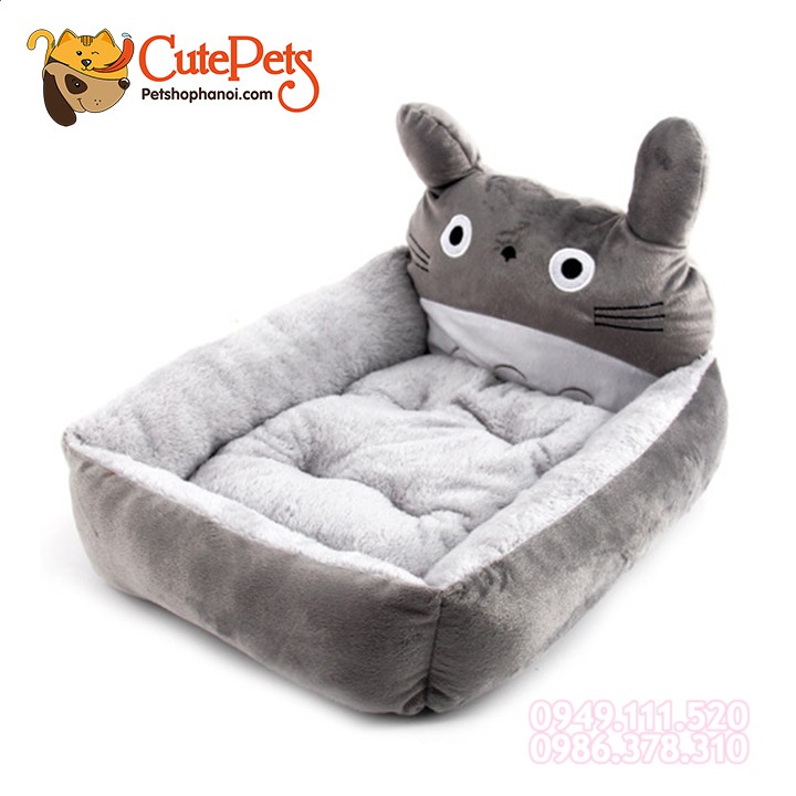 Đệm thú hình cute - Nệm chữ nhật 2 lớp cho thú cưng - CutePets