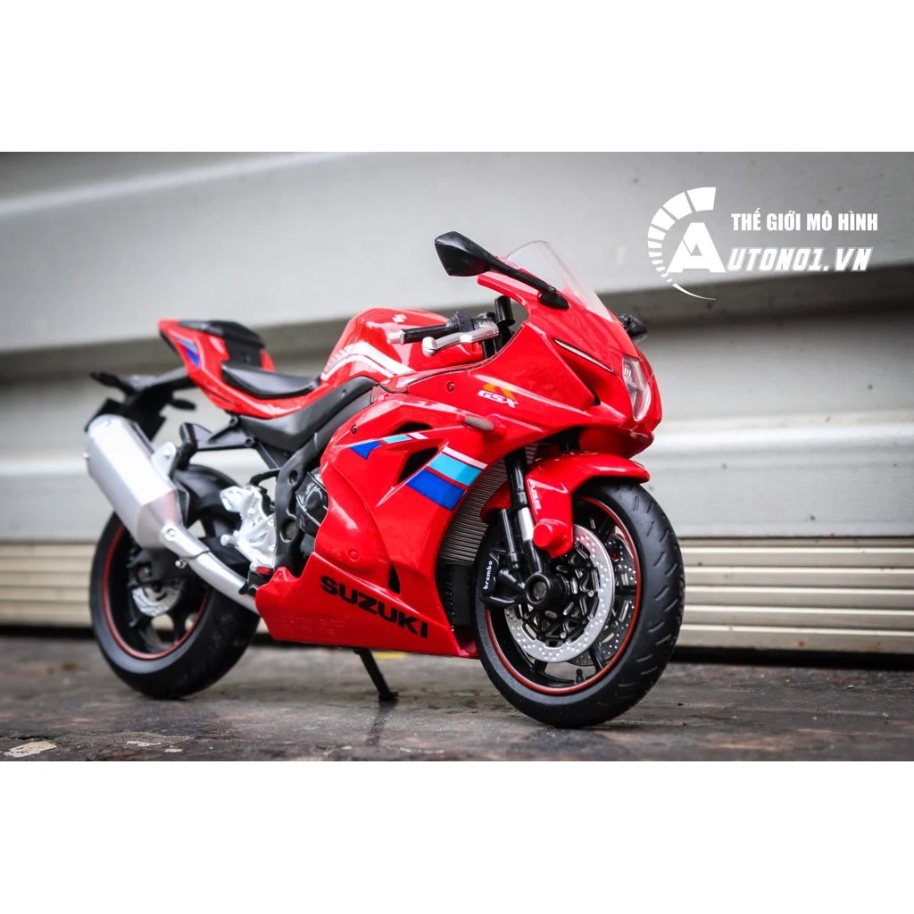 MÔ HÌNH XE SUZUKI GSX-R1000 RED 1:12 MSZ 7209