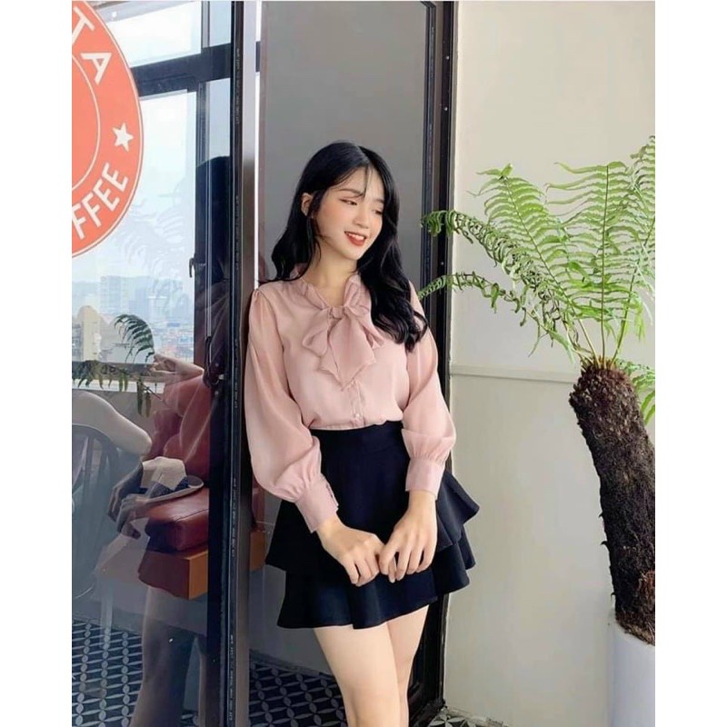 Chân Váy Hai Tầng vải Umi Co Giãn siêu đẹp- chân váy 2 tầng có quần trong | BigBuy360 - bigbuy360.vn