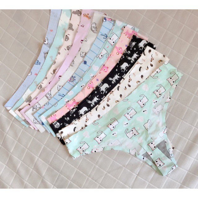 [Mã 12FASHIONSALE1 giảm 10K đơn 50K]  Quần Lót Đúc Su Lọt Khe Họa Tiết Không Đường May 013 | BigBuy360 - bigbuy360.vn