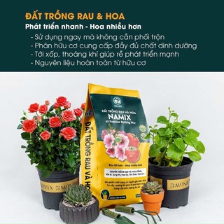 Đất dinh dưỡng trồng hoa và rau cao cấp namix 20dm3