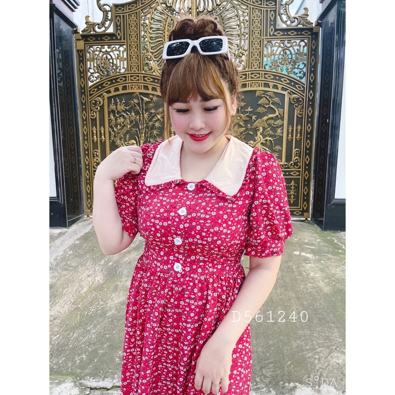 #BIGSIZE ĐẦM HOA CỔ BÈO TIỂU THƯ | BigBuy360 - bigbuy360.vn