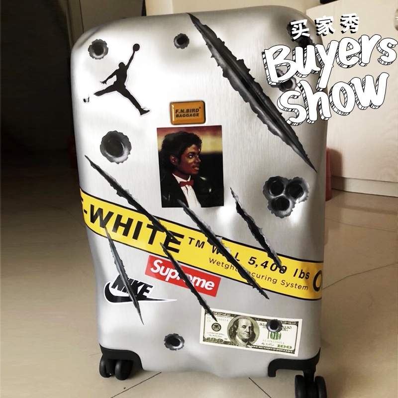 Bộ 20 Miếng Dán Vali Hành Lý / Nhãn Dán Nike Chống Nước