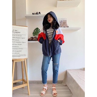 ÁO KHOÁC DÙ PHỐI 3 MÀU