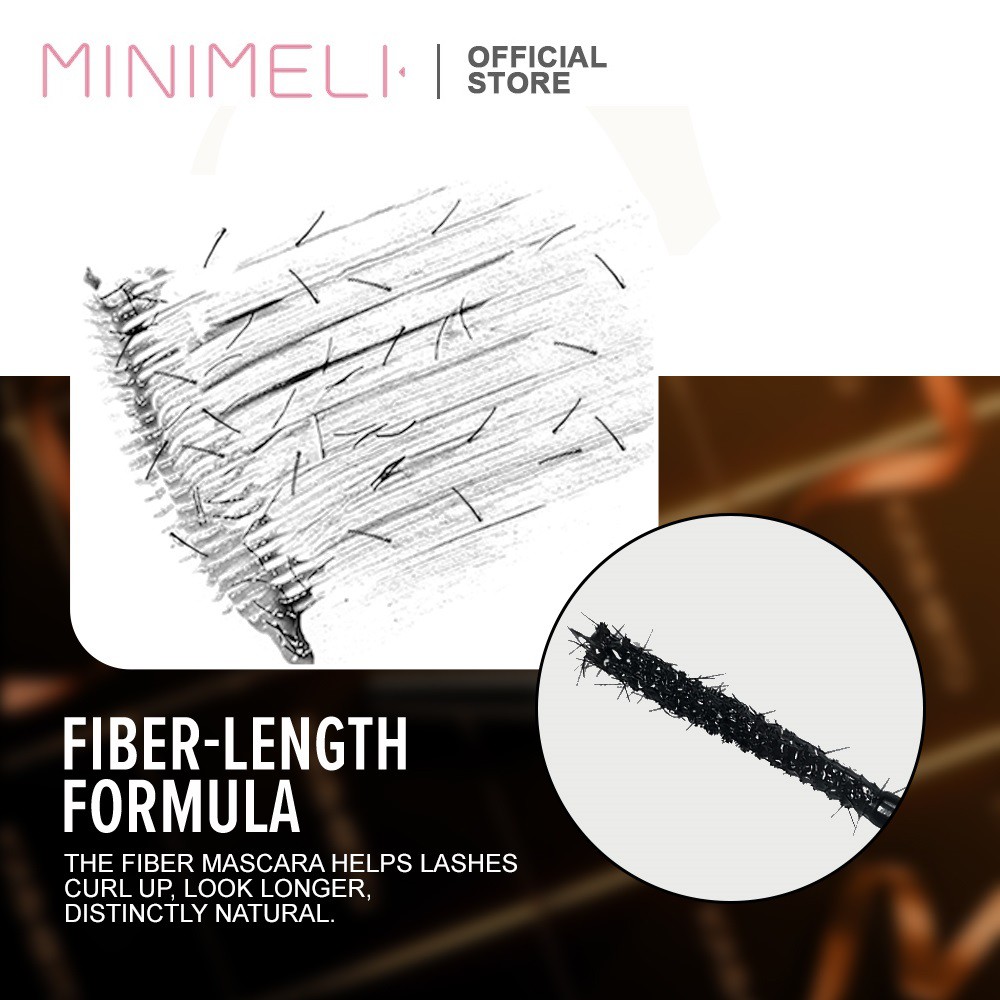 MINIMELI Mascara Kéo Dài/Chải Cong Mi Trang Điểm Mắt Lâu Trôi 30g