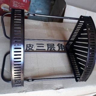 Kệ Inox đen 2 Tầng Góc
