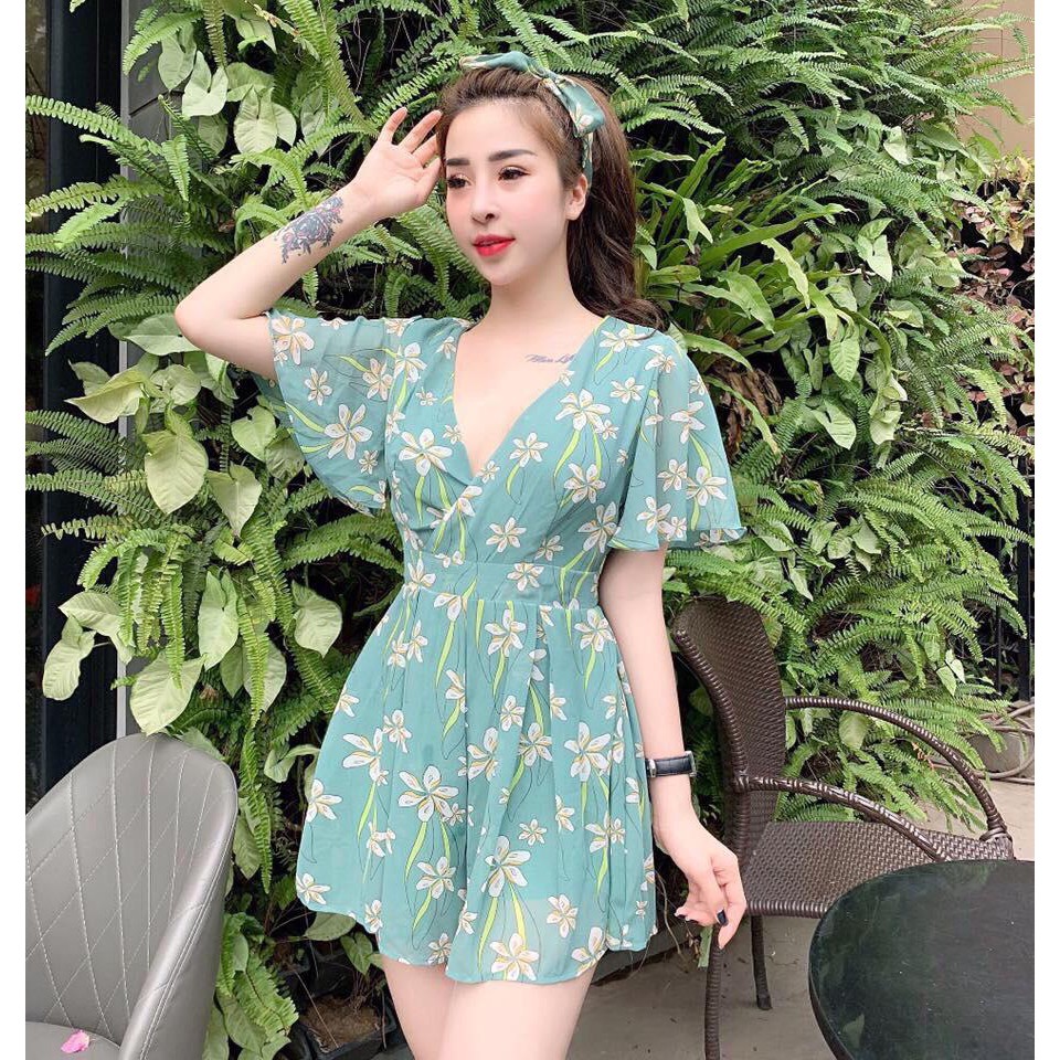 (Hàng có sẵn) JUMP VOAN CHIFFON HỌA TIẾT HOA CỰC XINH CHO NÀNG