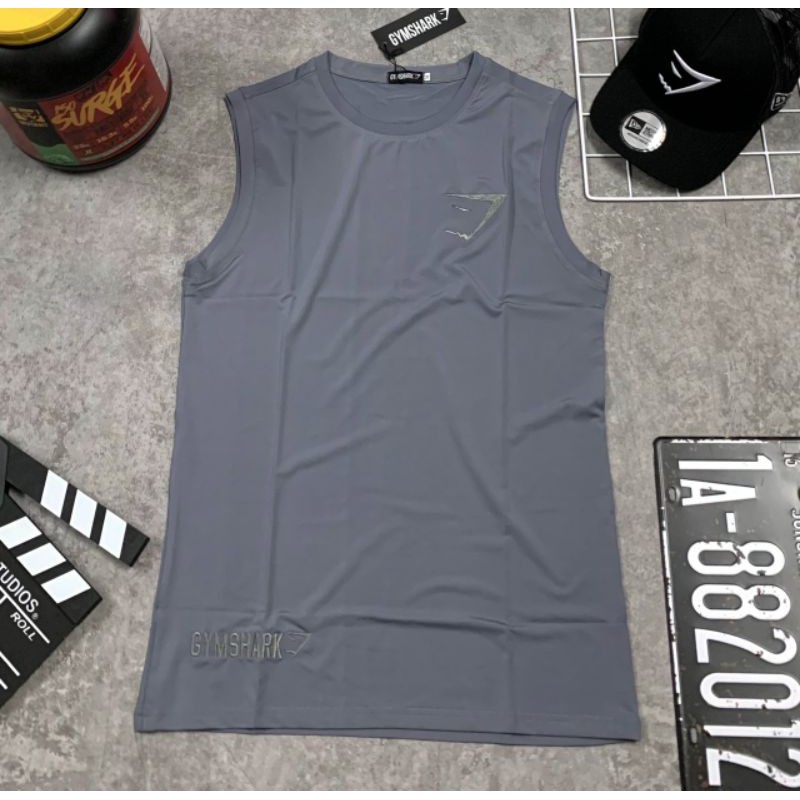 Áo Ba Lổ Gym Sát Nách Thun Lạnh Poly Co Giản 4 Chiều