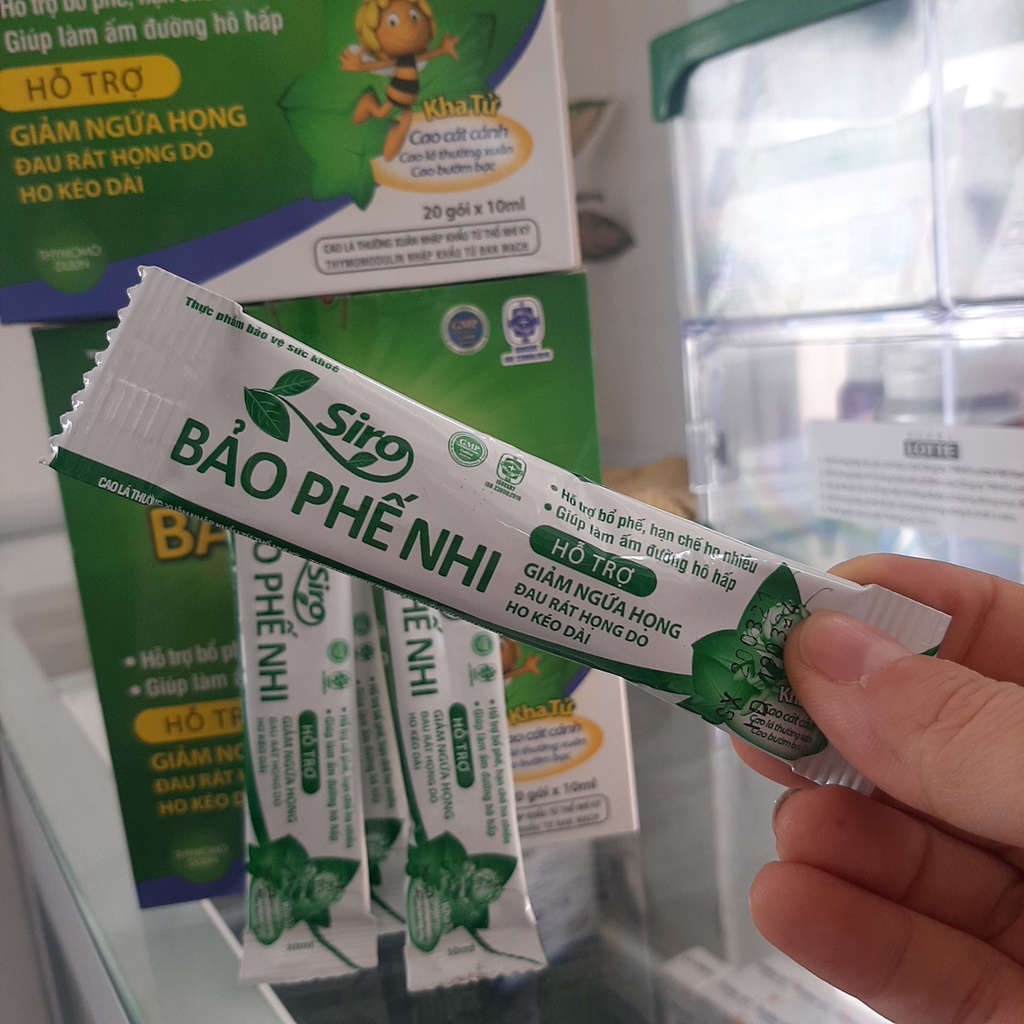 Siro ho, bổ phế , nhuận phế , bổ phổi BẢO PHẾ NHI