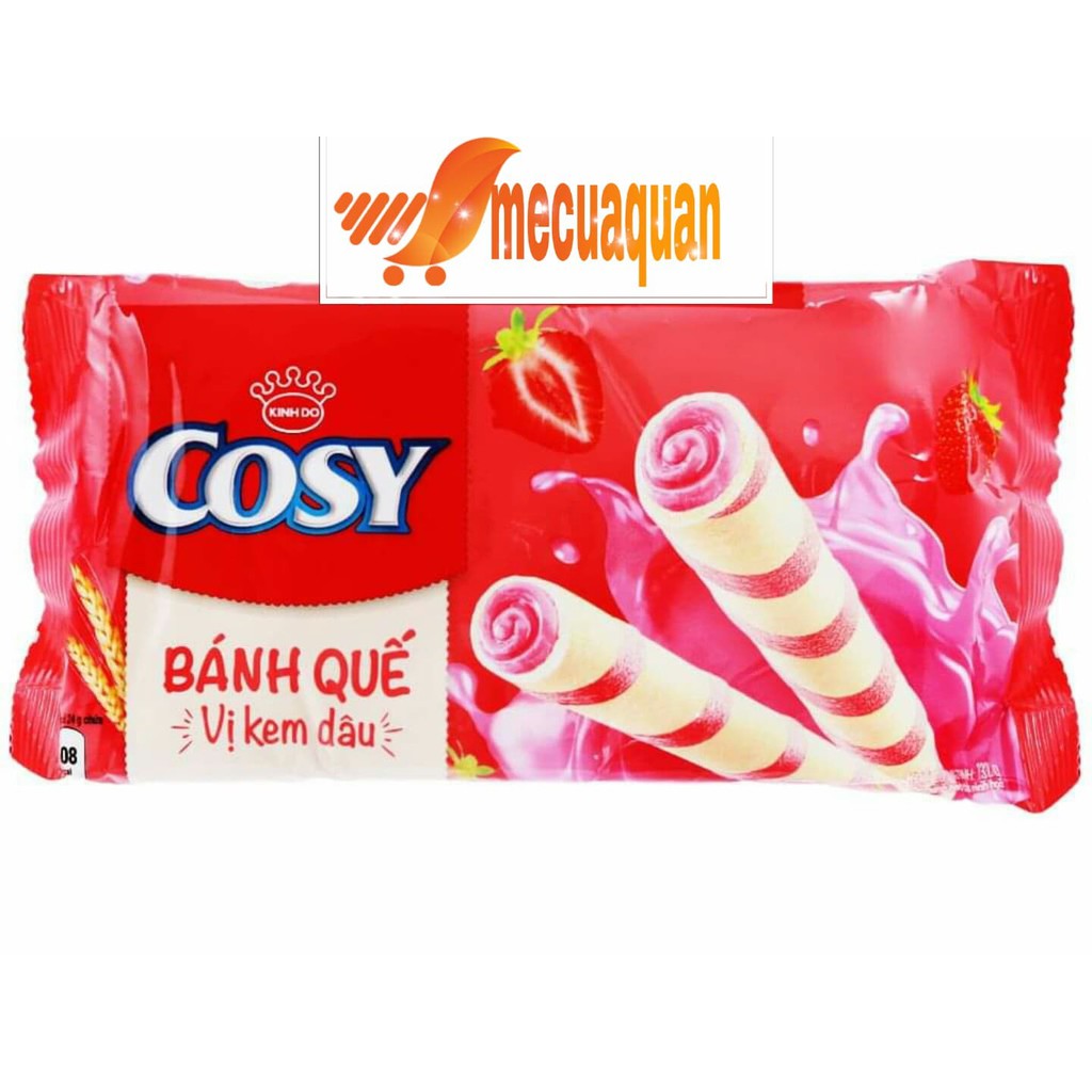 Bánh quế vị kem dâu Cosy gói 132g