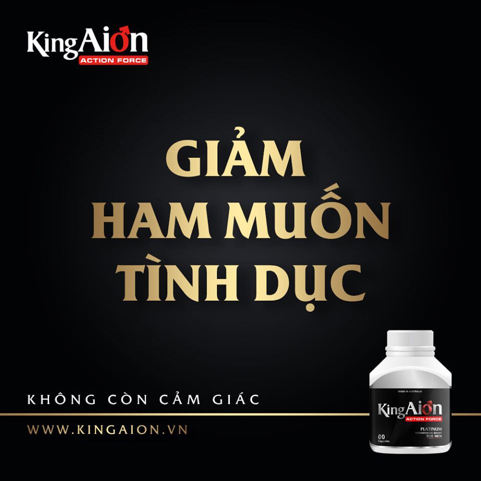 Tăng Cường Sinh Lý Nam Giới King Aion Hộp 60 Viên - Có Che Tên