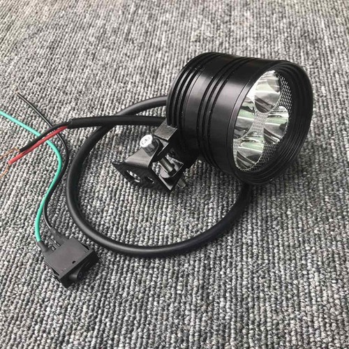 Đèn pha led L4 NGẮN siêu sáng, Đèn led tản nhiệt gắn cho xe ga xe số kèm phụ kiện