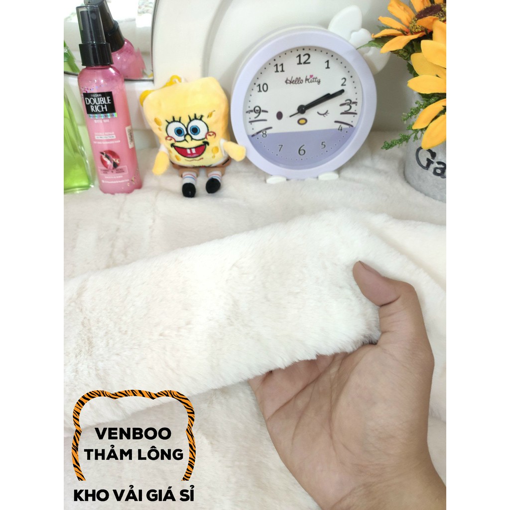 🌟 THẢM LÔNG THỎ KEM VANI | CHỤP HÌNH, Decor, TRẢI BÀN TRANG ĐIỂM | BigBuy360 - bigbuy360.vn