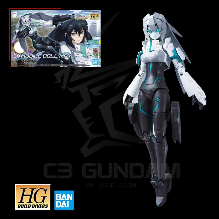 MÔ HÌNH GUNDAM BANDAI HG GUNDAM HGBD:R 014 1/144 MOBILE DOLL MAY BUILD DIVER RISE