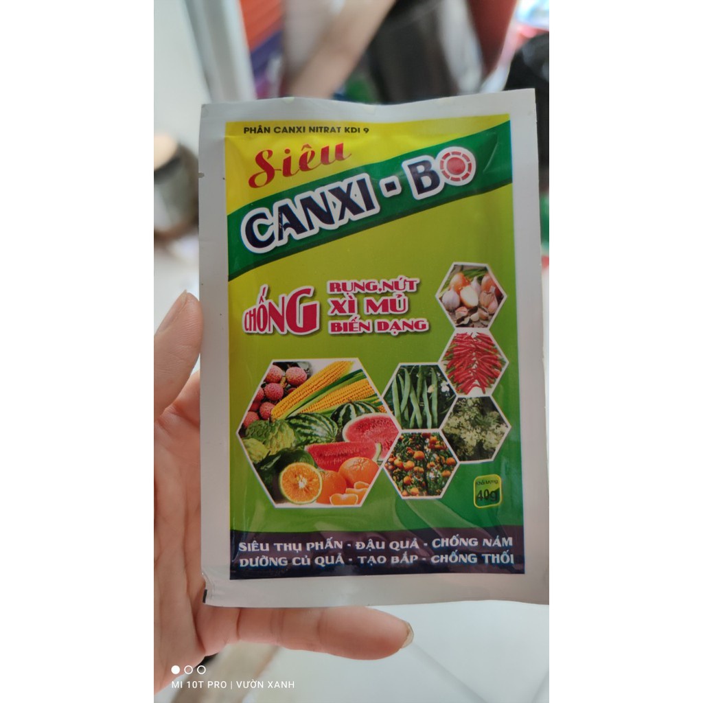 ( SIÊU RẺ ) Phân bón Trung Lượng Siêu Canxi Bo chống nứt trái, xì mủ, biến dạng trái, chống nám quả, hạn chế rụng quả gó