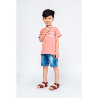 [SIÊU PHẨM SANDAL CHO BÉ] Dép trẻ em KID BABY (Dép da bò, Đế trấu êm ái cho trẻ) - B04