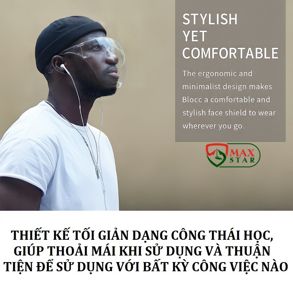 Kính bảo hộ chống giọt bắn phòng dịch Chống bụi khói Bảo vệ mắt khi lái xe Bảo hộ xe máy chống sương mù Kính face shield | BigBuy360 - bigbuy360.vn