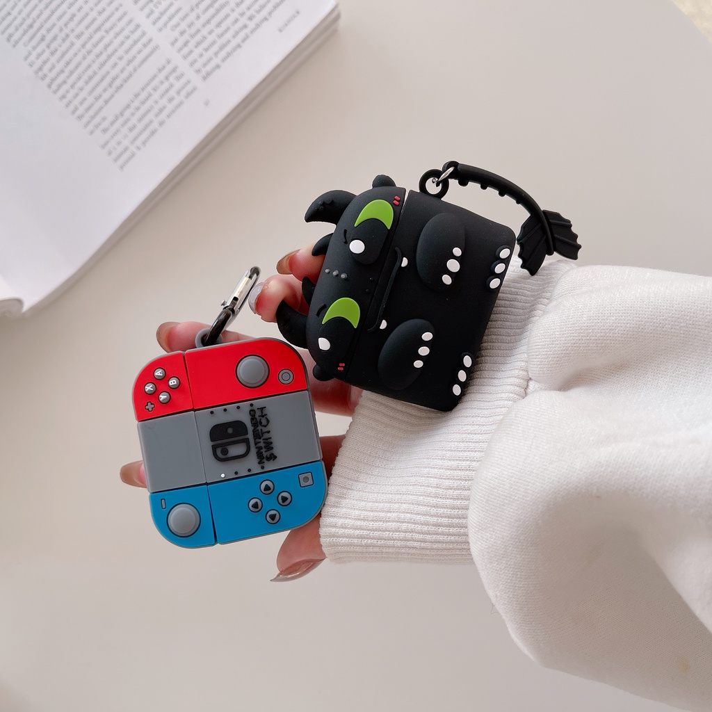 Cartoon Silicone Pikachu compatible for Apple Airpods 3 2021 1/2 Pro Cover wireless bluetooth earphone Charging Protective Case Box