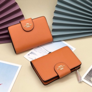 VÍ COACH MEDIUM CORNER ZIP / code: coach 6390