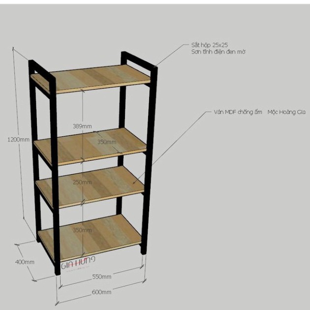 [HOT] KỆ GỖ 4 TẦNG  VÀ KỆ ĐA NĂNG ĐỂ LÒ VI SÓNG VÀ LÒ NƯỚNG KỆ KHUNG SẮT PHỦ SƠN GIÁ GỖ ÉP