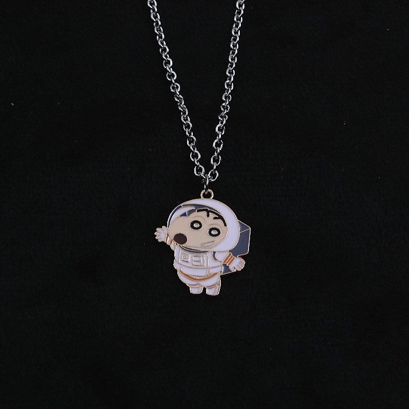 Dây chuyền mặt hình cậu bé bút chì dễ thương cho nữ