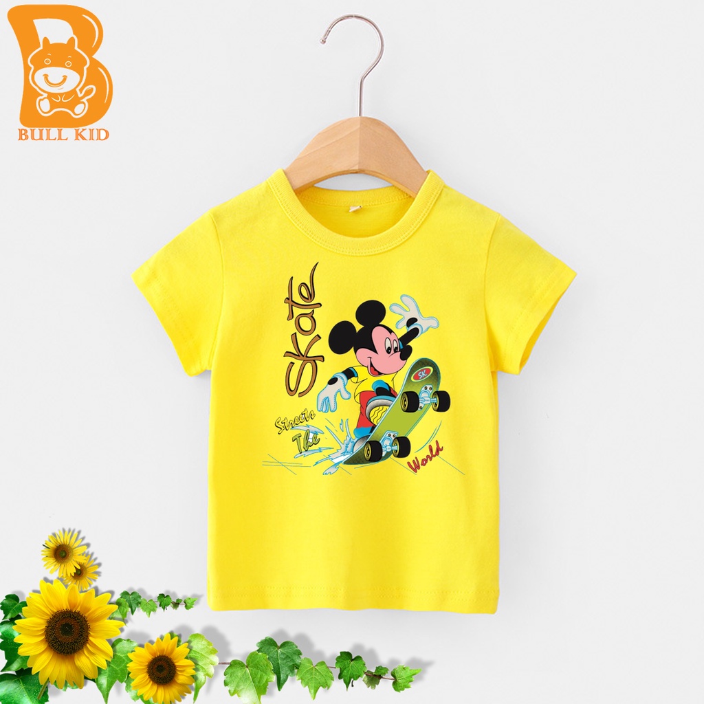 SIZE TO áo thun bé trai, bé gái in hình chuột STAKE (MẪU MỚI)