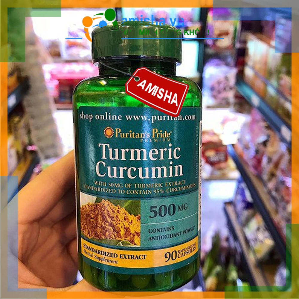 Tinh Chất Nghệ Vàng Curcumin Puritan's Pride 500mg-1000mg Của Mỹ | BigBuy360 - bigbuy360.vn