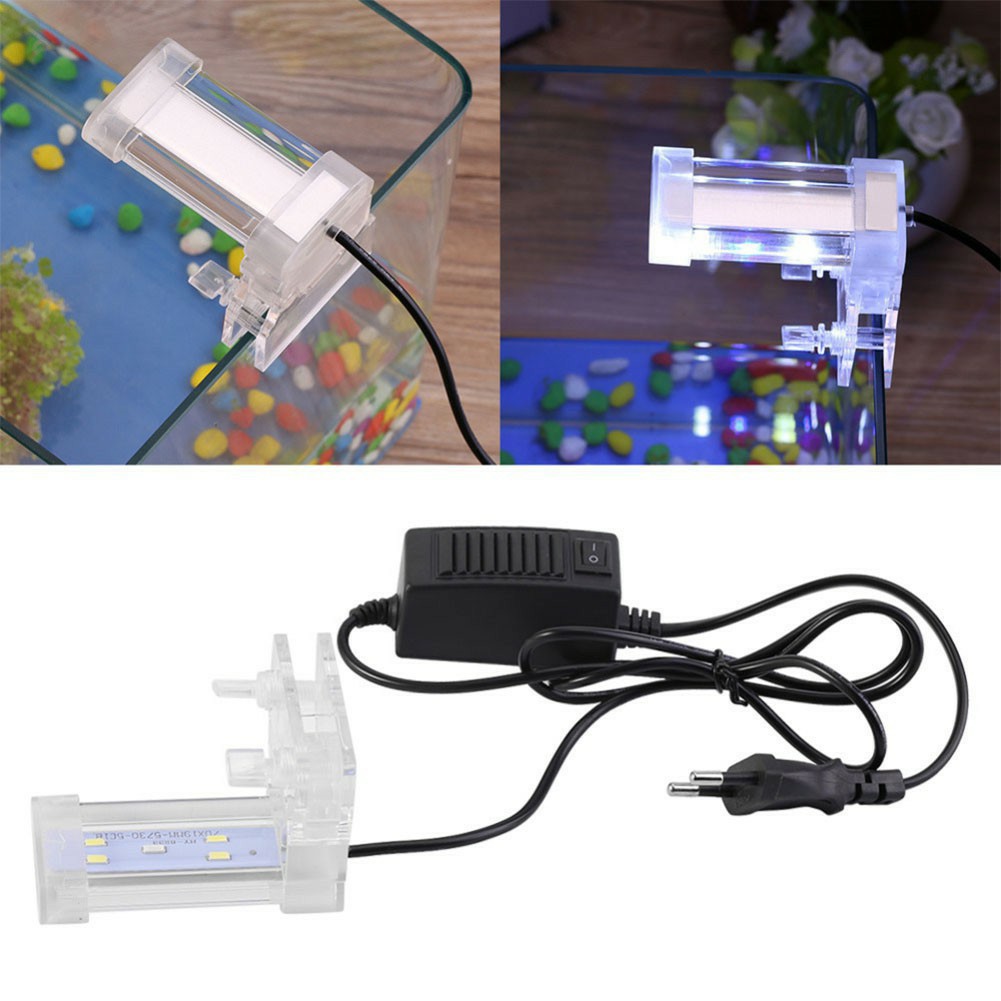 Đèn Led 3W kẹp hồ thủy sinh đơn giản, gọn sang chảnh