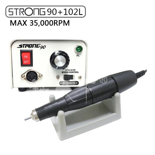 Máy mài strong 90 tay 102L công nghệ Korea tặng bộ đầu mài 30 chi tiết khi mua bộ full.