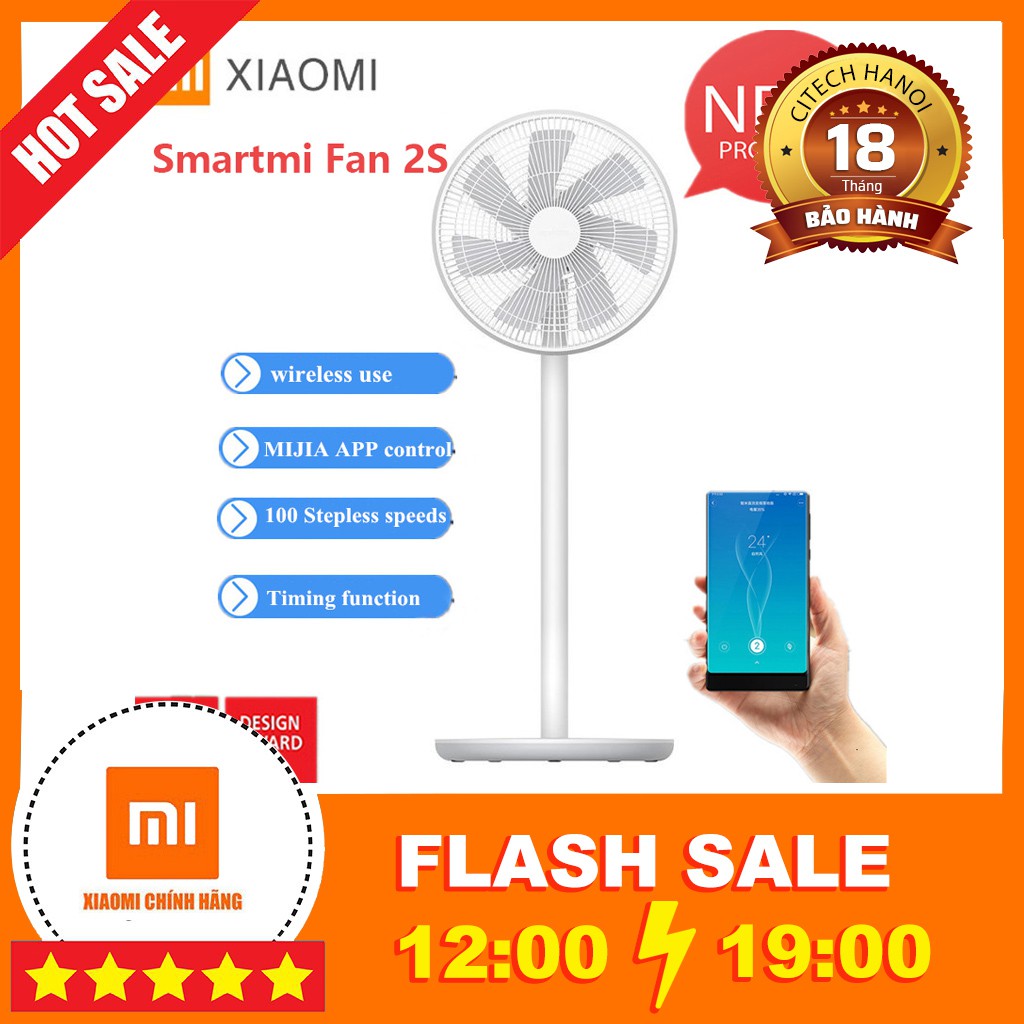 Quạt xiaomi gen 1x/2s/gen2/gen3 - Quạt tích điện thông minh Xiaomi Smartmi