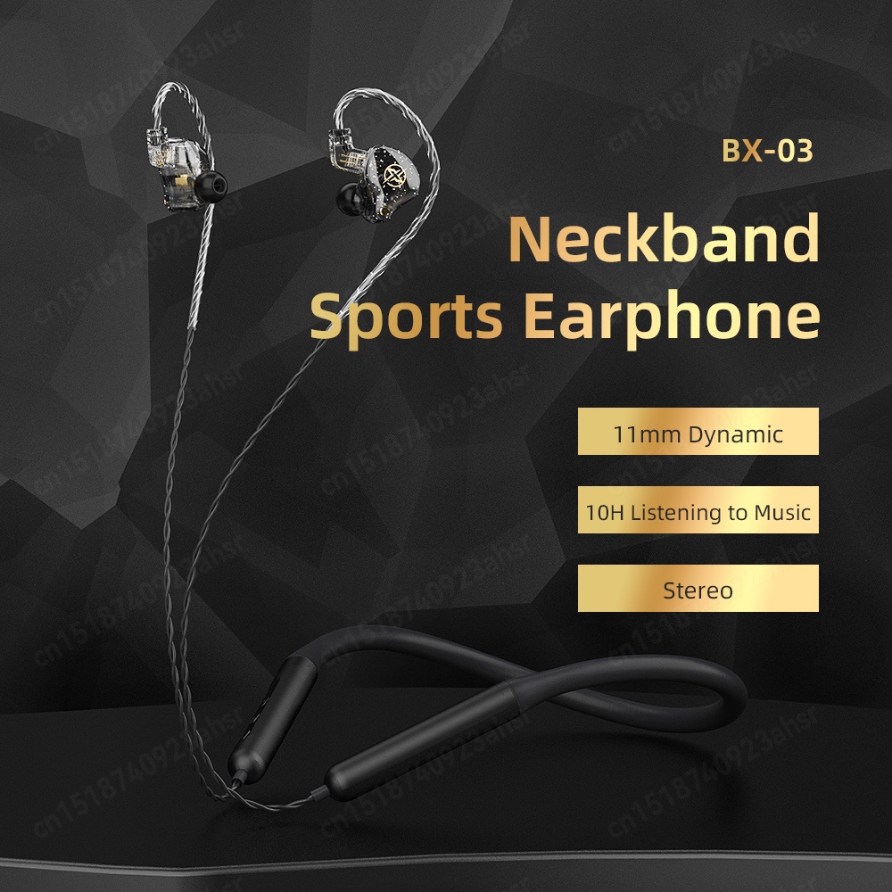 Tai Nghe Bluetooth 5.0 BX-03 Có Nam Châm Chống Ồn Chống Thấm Nước