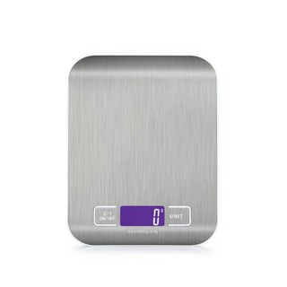 CÂN ĐIỆN TỬ NHÀ BẾP MINI ĐỂ BÀN,NHÀ BẾP, Mặt inox cân thực phẩm( 5kg)