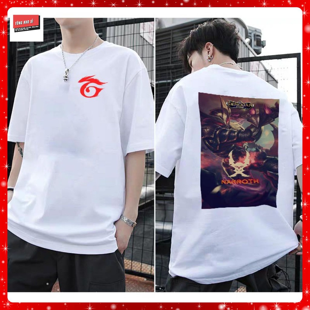 💥 Tổng Kho Sỉ Áo Thun 💥 FREESHIp 50K Áo Thun Tay Lỡ LIÊN QUÂN Nakroth Siêu Ngầu