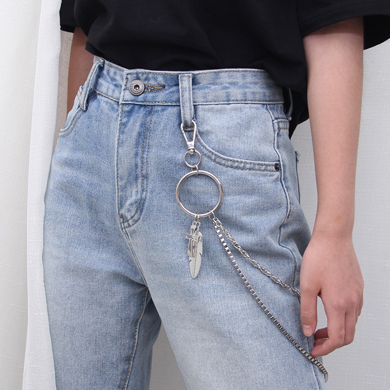 Dây Xích Đeo Thắt Lưng Quần Phong Cách hip hop Harajuku Cá Tính JP5