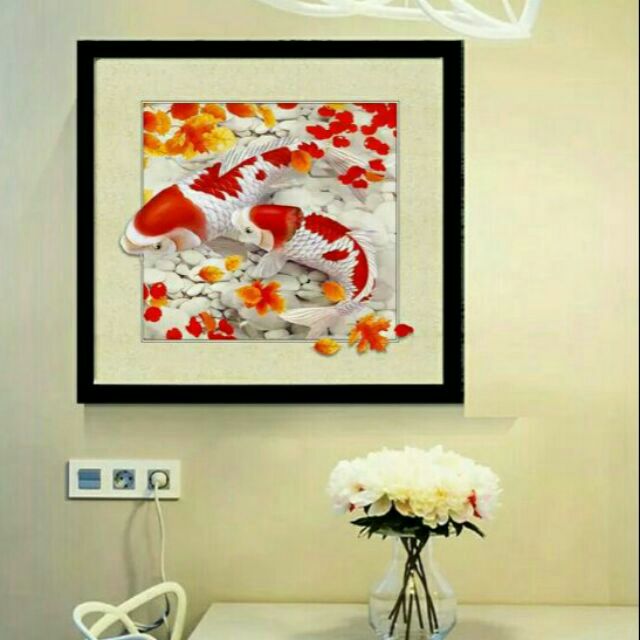 Tranh treo tường không gian 5D  40x40cm (inbox chọn mẫu)