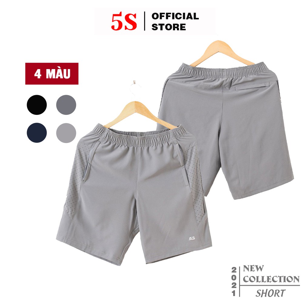 Quần Đùi Nam 5S (4 màu), Chất Liệu Co Giãn Tốt, Thoáng Mát, Thoải Mái Vận Động (QSG21010-03)