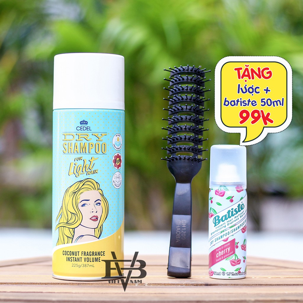 [CHÍNH HÃNG ÚC] Dầu gội khô CEDEL Dry Shampoo 387ml cao cấp nhập khẩu 100% Australia