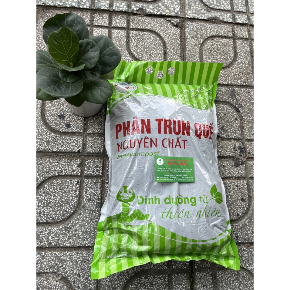 Phân bón chuyên cho rau , cây cảnh từ trùn quế gói 5kg