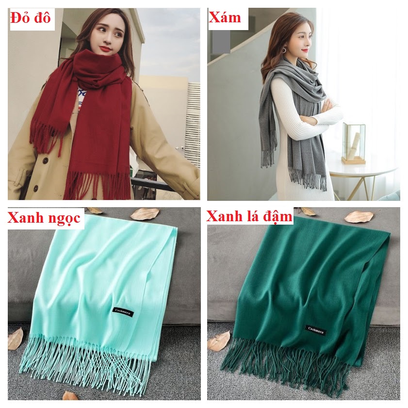 Khăn choàng cổ cashmere nam nữ, mềm mịn