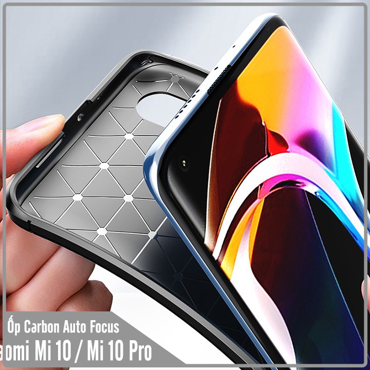 Ốp lưng Xiaomi Mi 10 / Mi 10 Pro chống sốc Carbon Auto Focus