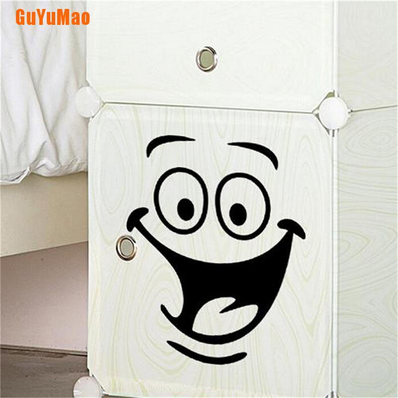 Miếng Dán Hình Mặt Cười Cá Tính Trang Trí Nhà Vệ Sinh diy