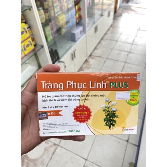[Chính hãng] Tràng phục linh plus hộp 20 viên - hỗ trợ giảm các kích thích gây co thắt đại tràng