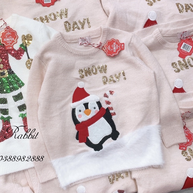 Áo len đính cườm Noel